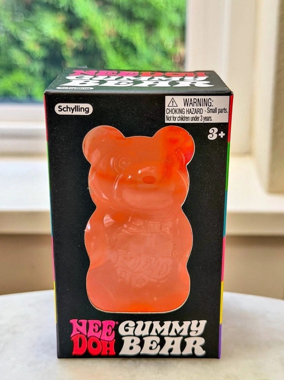 NeeDoh Gummy Bear in Orange